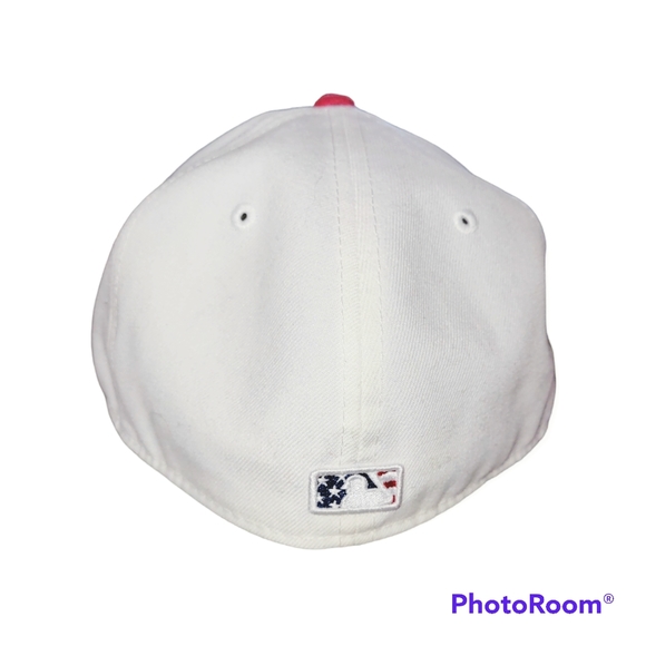 NWOT Authentic Cincinnati Reds New Era 59Fifty Stars and Stripes Flat Bill Hat - Picture 4 of 9